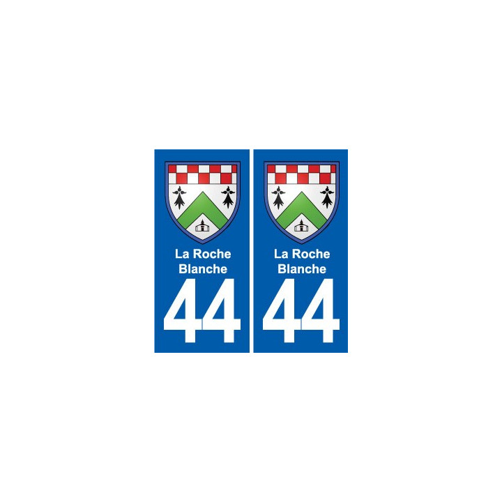 44 Héric blason  ville autocollant plaque stickers