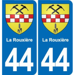 44 Héric blason  ville autocollant plaque stickers