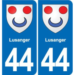 44 Héric blason  ville autocollant plaque stickers