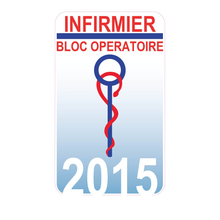 Caducée Infirmier Bloc-Opératoire 2015