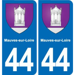 44 Héric blason  ville autocollant plaque stickers