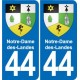 44 Héric blason  ville autocollant plaque stickers