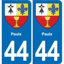 44 Héric blason  ville autocollant plaque stickers