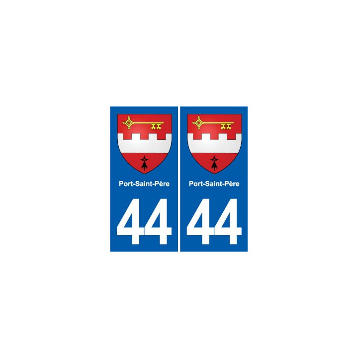 44 Héric blason  ville autocollant plaque stickers