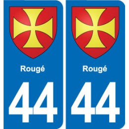 44 Héric blason  ville autocollant plaque stickers