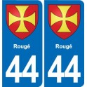 44 Héric blason  ville autocollant plaque stickers