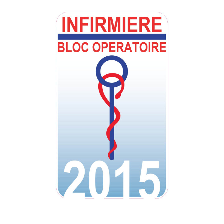 Caducée Infirmière Bloc-Opératoire 2015