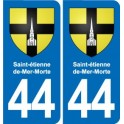 44 Héric blason  ville autocollant plaque stickers