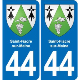 44 Héric blason  ville autocollant plaque stickers