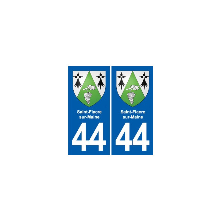 44 Héric blason  ville autocollant plaque stickers