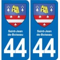 44 Héric blason  ville autocollant plaque stickers