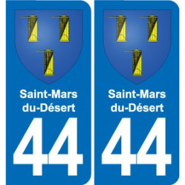 44 Héric blason  ville autocollant plaque stickers