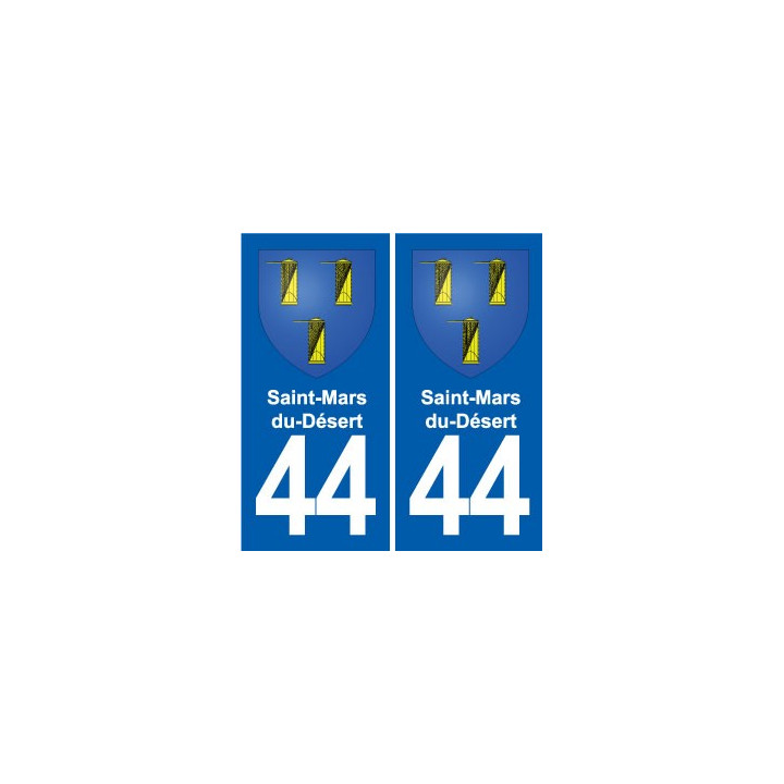 44 Héric blason  ville autocollant plaque stickers