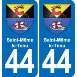 44 Héric blason  ville autocollant plaque stickers