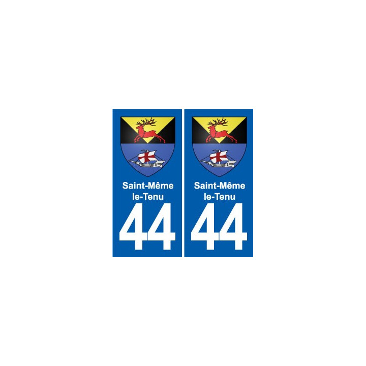 44 Héric blason  ville autocollant plaque stickers
