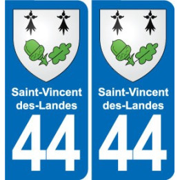 44 Héric blason  ville autocollant plaque stickers