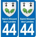 44 Héric blason  ville autocollant plaque stickers