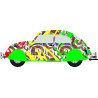 custom cocinelle surf logo autocollant adhésif