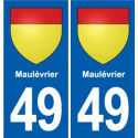 49 Brézé blason autocollant plaque stickers ville