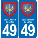 49 Brézé blason autocollant plaque stickers ville