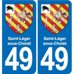 49 Brézé blason autocollant plaque stickers ville