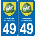 49 Brézé blason autocollant plaque stickers ville
