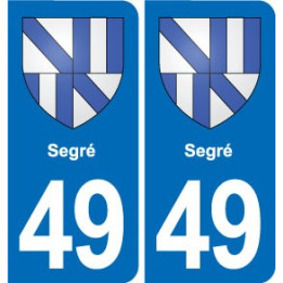49 Brézé blason autocollant plaque stickers ville