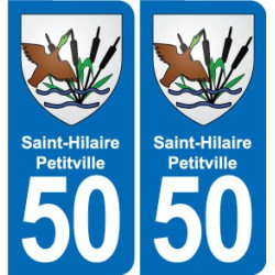 50 Canisy blason autocollant plaque stickers ville