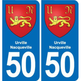 50 Canisy blason autocollant plaque stickers ville
