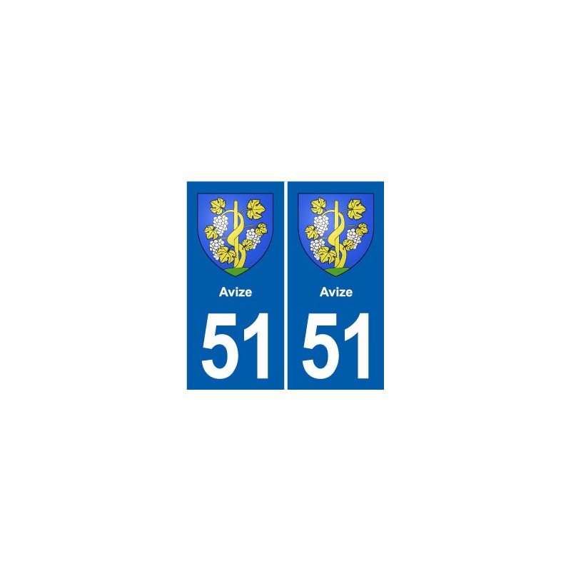 51 Fagnières blason autocollant plaque stickers ville