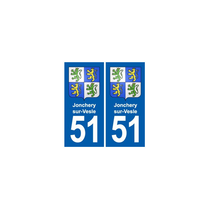 51 Fagnières blason autocollant plaque stickers ville