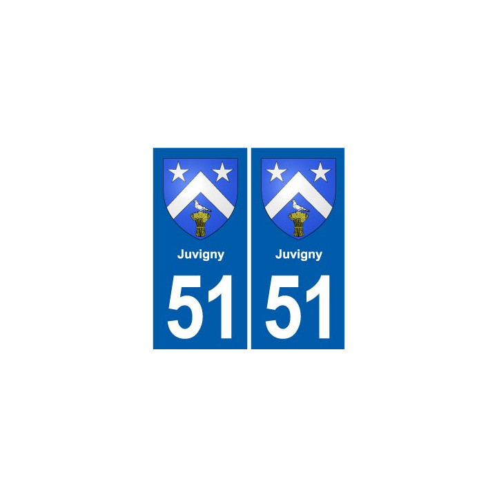 51 Fagnières blason autocollant plaque stickers ville