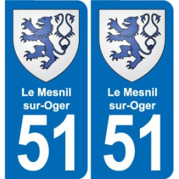 51 Fagnières blason autocollant plaque stickers ville
