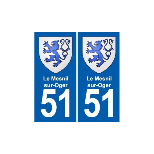 51 Fagnières blason autocollant plaque stickers ville