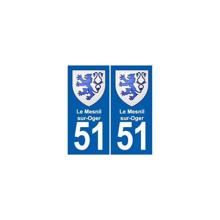 51 Fagnières blason autocollant plaque stickers ville