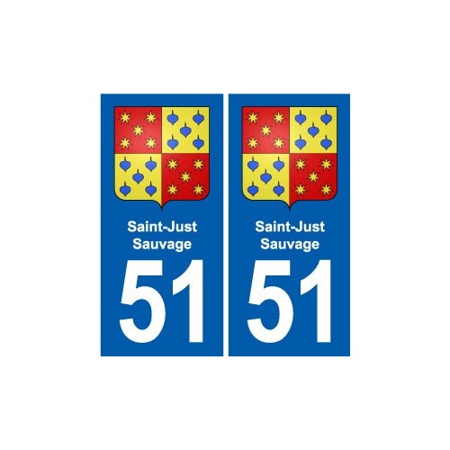51 Fagnières blason autocollant plaque stickers ville