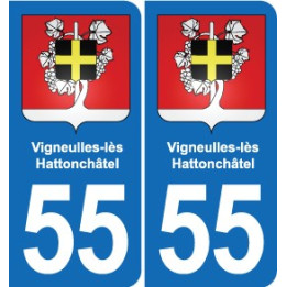 55 Ancerville blason autocollant plaque stickers ville