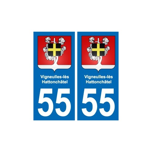 55 Ancerville blason autocollant plaque stickers ville