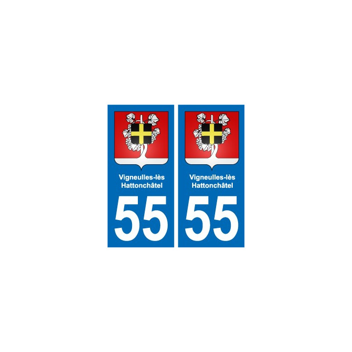 55 Ancerville blason autocollant plaque stickers ville