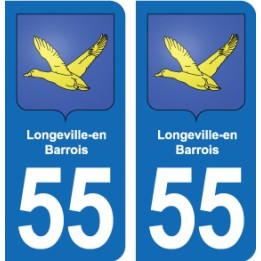 55 Ancerville blason autocollant plaque stickers ville