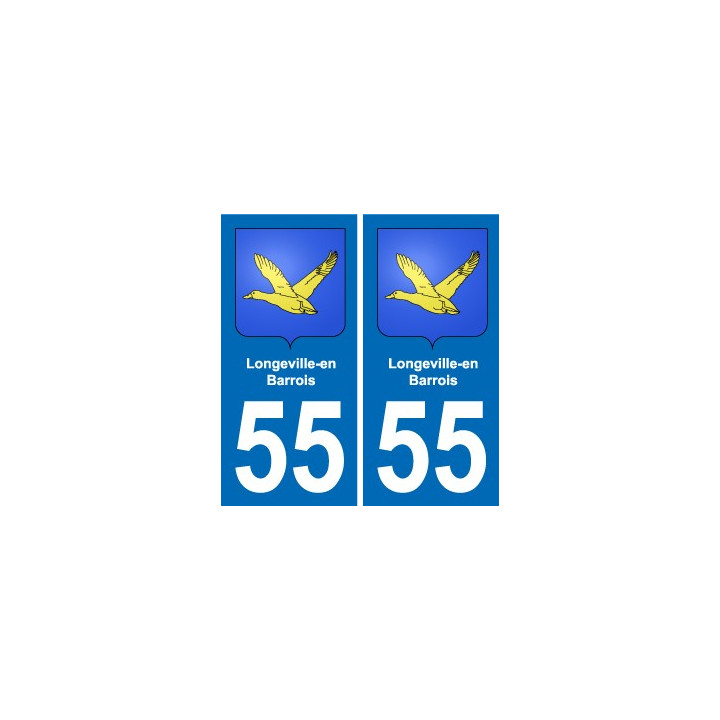 55 Ancerville blason autocollant plaque stickers ville