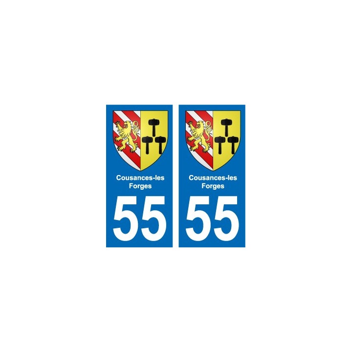 55 Ancerville blason autocollant plaque stickers ville