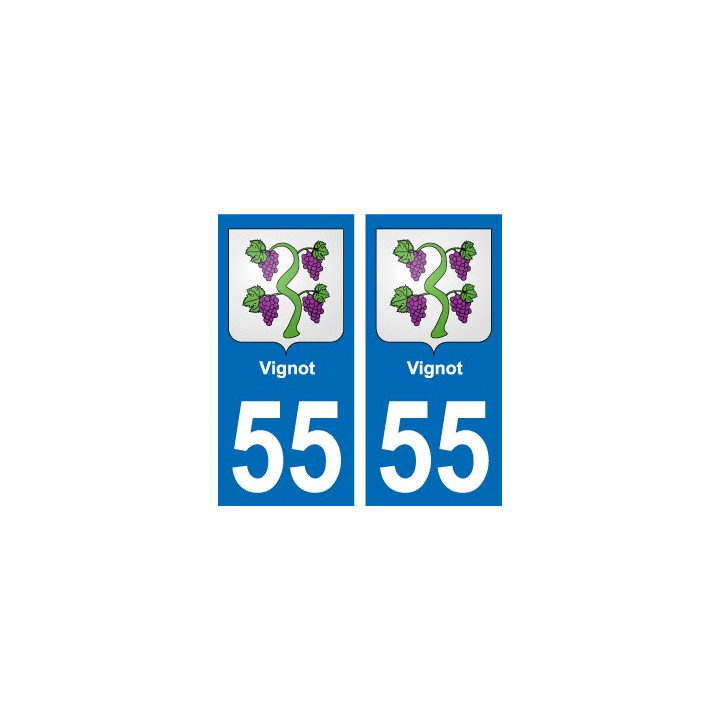 55 Ancerville blason autocollant plaque stickers ville