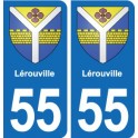 55 Ancerville blason autocollant plaque stickers ville