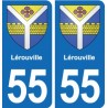 55 Ancerville blason autocollant plaque stickers ville