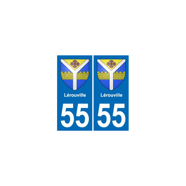 55 Ancerville blason autocollant plaque stickers ville
