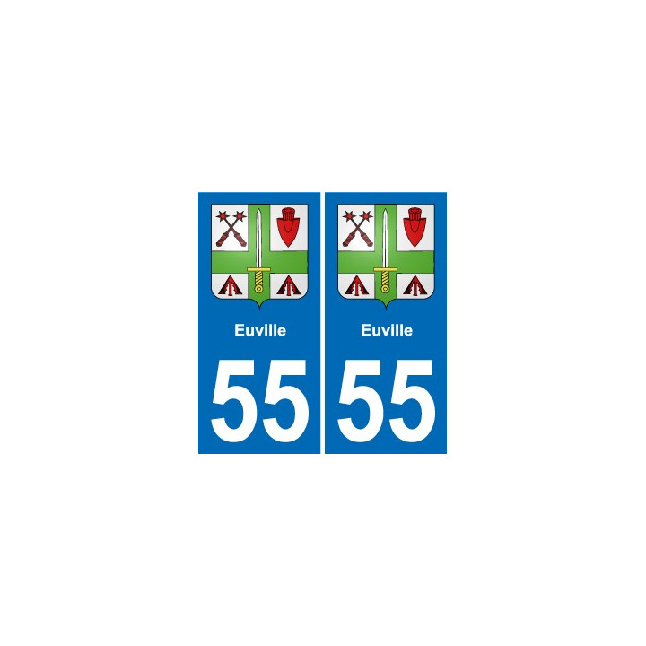 55 Ancerville blason autocollant plaque stickers ville