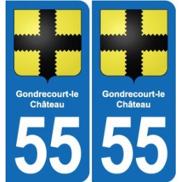 55 Ancerville blason autocollant plaque stickers ville