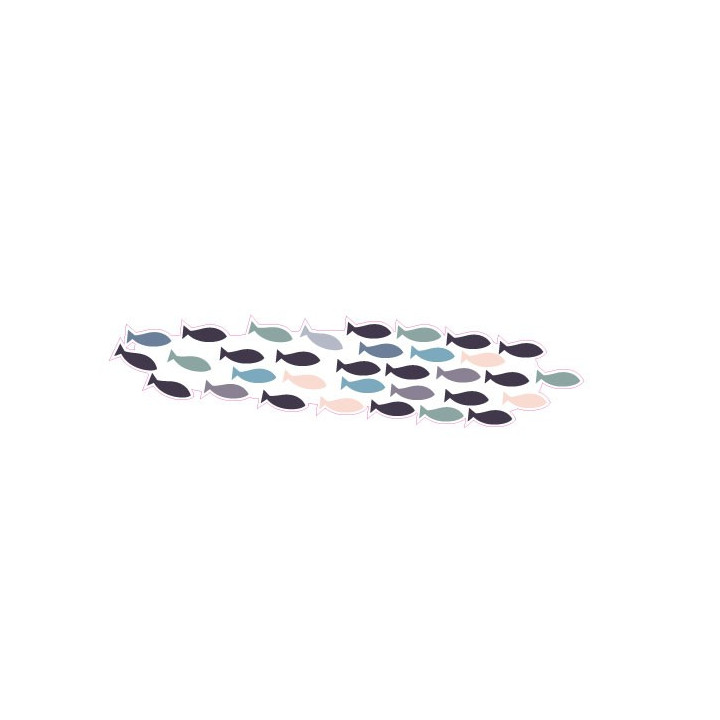 Autocollant poisson fish  sticker adhesif logo 5