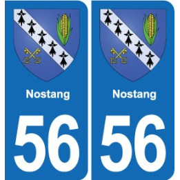 56 Ploërmel blason autocollant plaque stickers ville